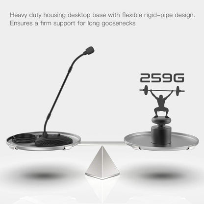 [CLEARANCE] Fifine K052 Desktop Gooseneck Microphone Mute Button with LED Indicator,USB Microphone for Windows and Mac Ideal for Gaming Streaming YouTube Podcast