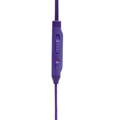 JBL Quantum 50 Wired In-Ear Gaming Headphones with Volume Slider and In-line Mic for Gaming Livestream