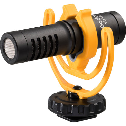 Godox VD-Mic Ultracompact Directional Camera-Mount Shotgun Microphone with Rycote Shockmount, Foam and Furry Windshield
