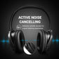 Oneodio A9 Bluetooth Active Noise Cancelling Headphones for Travel, Work, PC and TV