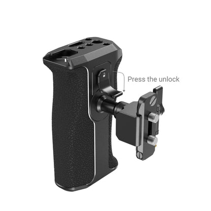 SmallRig Rotating NATO Handle (Left Side) 5kg Load Capacity with 360-degree Adjustment Multiple Thread Holes Magnetic Spanner | Model - 3260