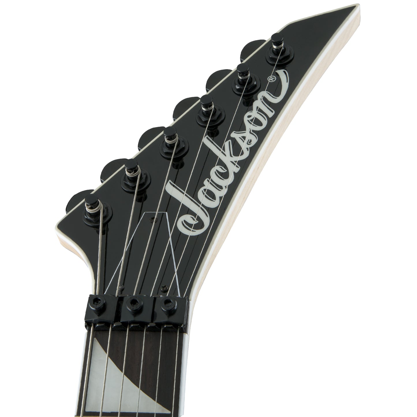 Jackson JS32Q Dinky Arch Top DKA Electric Guitar HH with Double-Locking Tremolo Bridge (Transparent Blue)