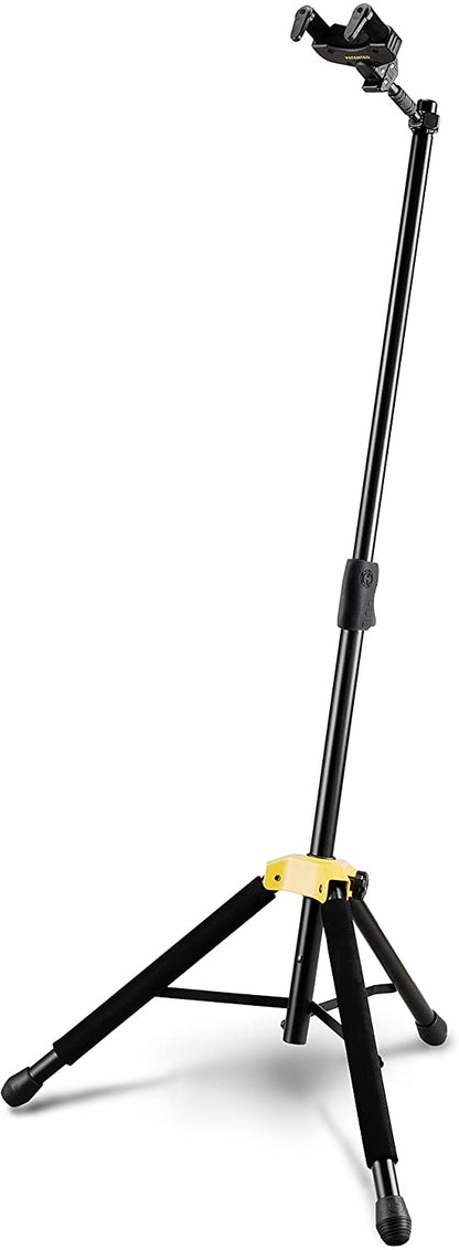 Hercules Stands GS415B PLUS Single Guitar Stand with Auto Grip System and Foldable Yoke