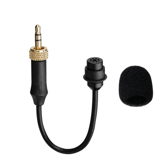 Boya BY-UM2 3.5mm TRS Locking-type Gooseneck Omnidirectional Flexible Audio Microphone for Wireless Lavalier Microphone System BOYA BY-WM4 BY-WM5 BY-WM6 BY-WM8 Saramonic UWMIC9 UWMIC15 Wireless System