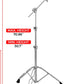 Pearl BC930 Heavy-Duty Cymbal Boom Stand with Double Braced Tripod Legs Die-Cast Joint Convertible Tilter