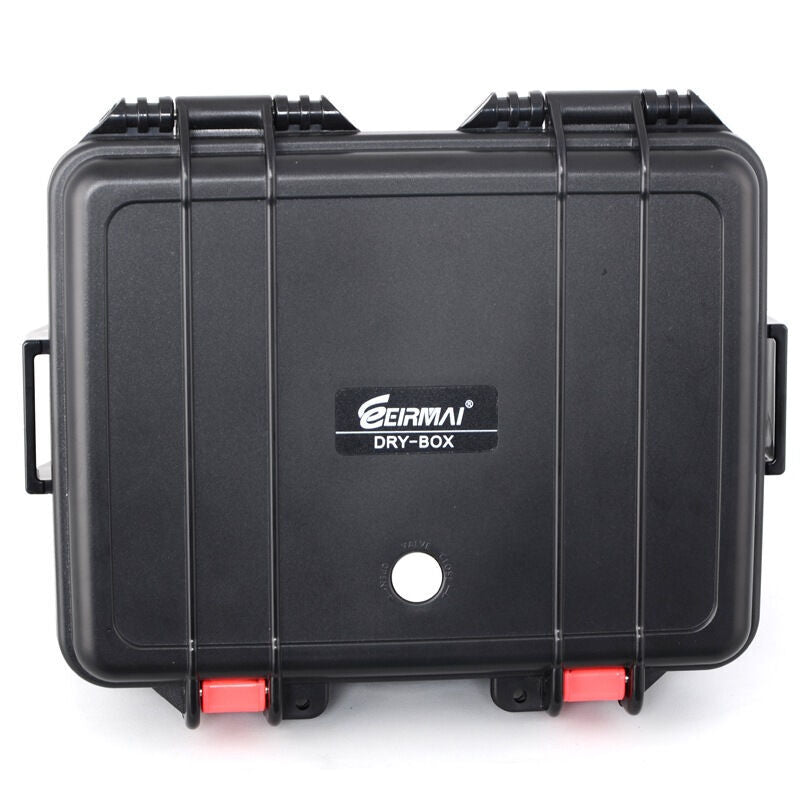 Eirmai R11 Moisture-Proof Dry Camera Box 9-Liters with Dehumidifier Hygrometer Sponge Pad (Fits 1 DSLR and 2 Lenses) Black