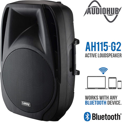 LANEY AH115-G2 AudioHub Series Active Moulded Speaker with Bluetooth