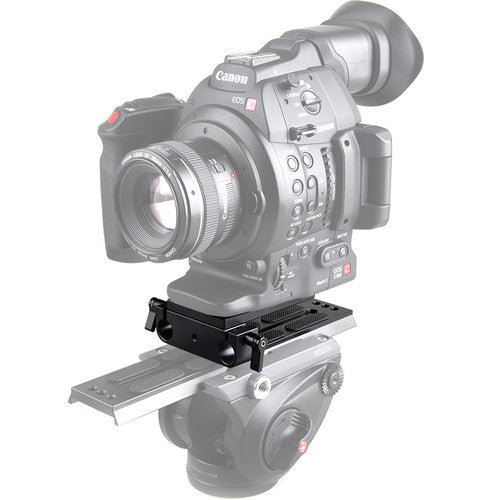 SmallRig Camera Base Plate with Dual 15mm Rod Clamp Railblock for Rod Support/ DSLR Rig Cage - 1775