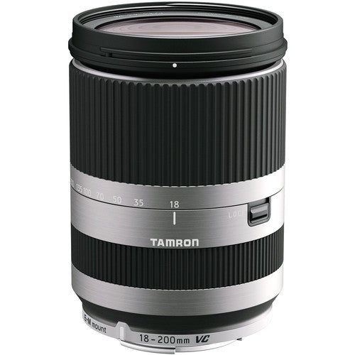 Tamron B011EM 18-200mm f/3.5-6.3 Di III VC Lens for Canon EF-M Mount (Silver)