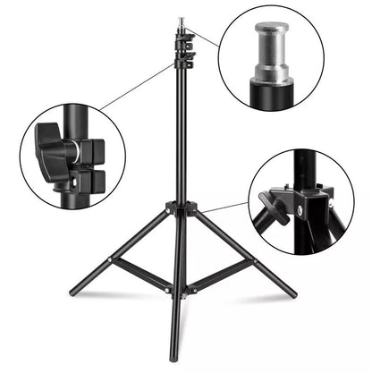 Pxel LS-SB Dual Set Socket Softbox, 2pcs 150w Bulb, 2pcs. 200cm Light Stand for Photography, Video Shoots, Studio Lightings, Kit 2