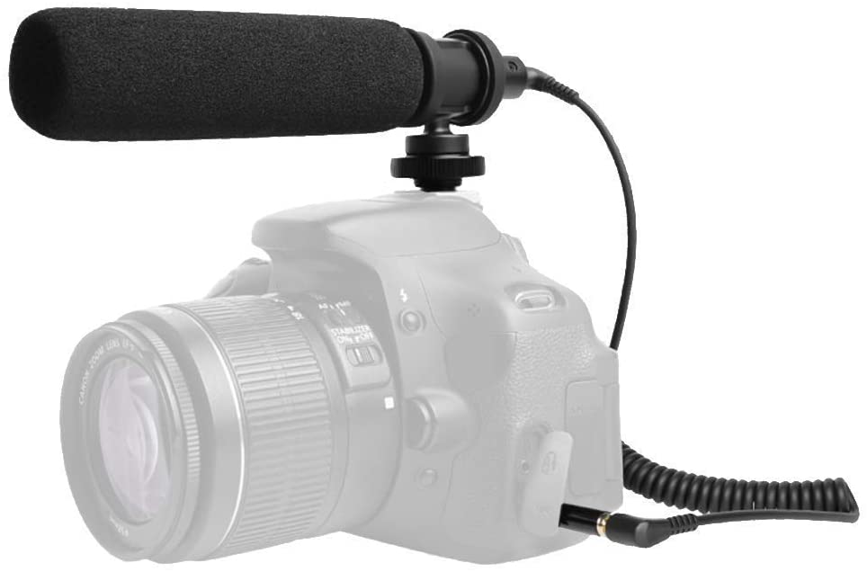 Maono AU-CM10 Super Cardioid Condenser Video Shotgun Vlog Microphone for Smartphones Cameras PC Tablets