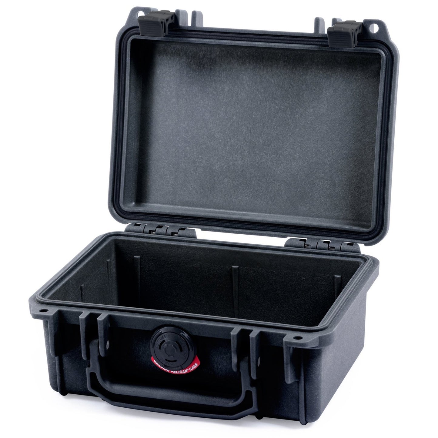 Pelican 1120 Protector Case Watertight Crushproof Dustproof Hard Casing with Foam, Automatic Purge Valve, IP67 (Black, Orange)