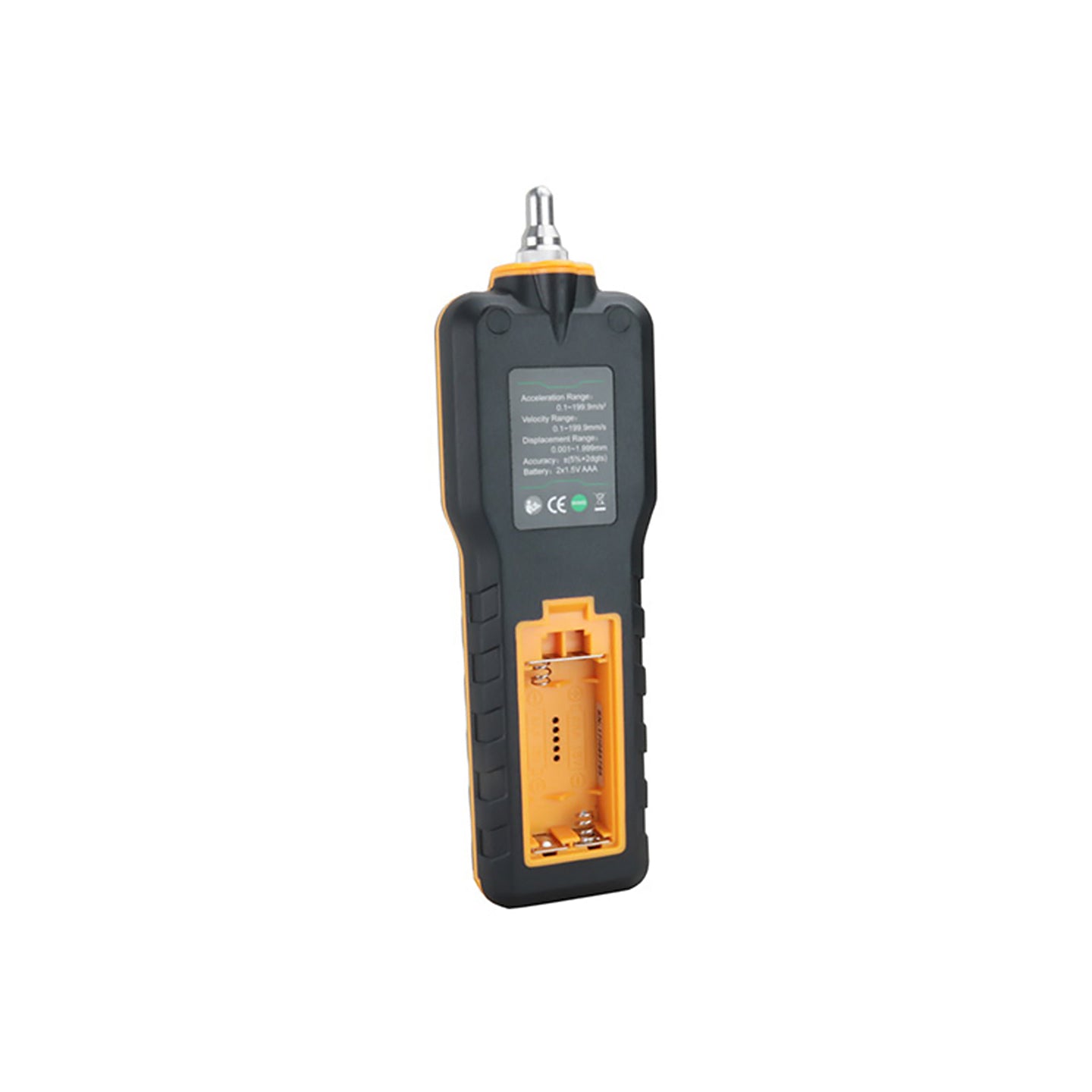 Sndway SW-65A Portable Digital Vibration Meter Tester Measuring Device with LCD Display, Flashlight, Data Storage Key, Shut Down/Back Button