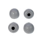 Vic Firth Universal Rubber Practice Tips Drum Accessory for Drumsticks, Cymbals (2 Pairs) | UPT