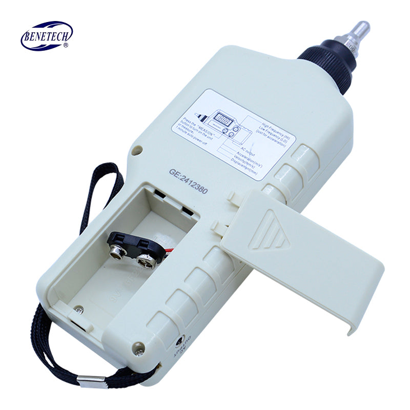 Benetech GM63A Portable Digital Vibration Meter High Sensitivity Probe Vibration Monitoring Instruments