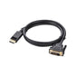 [CLEARANCE] UGREEN 1080P 60Hz DisplayPort DP Male to DVI (24+1) Male Gold-Plated Cable Connector with Button Design, Multiple Internal Shielding for Laptop, Graphics Card, HDTV (2M) | 10221