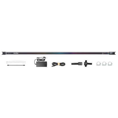 [CLEARANCE] Godox TL180 55W 180cm RGB Bi-Color LED Tube Light Stick with 2700-6500K Color Temperature, Built-in Battery & Effects, Bluetooth / Remote Control