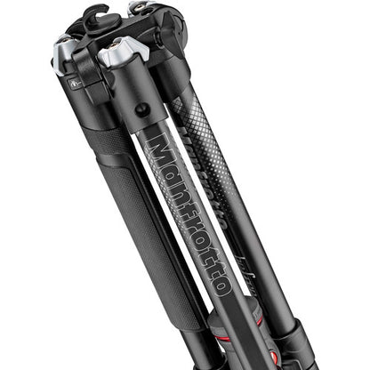 Manfrotto MKBFRA4GY-BH BeFree Color Aluminum Travel Tripod with Ball Head for Vlogging, Photography, etc.(Gray)