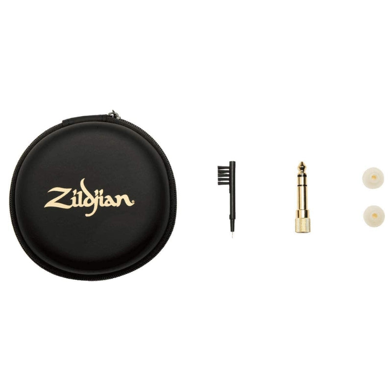 Zildjian ZIEM1 Professional In-Ear Wired Earbud Monitors with Dual Dynamic Drivers, Noise Isolation and SpinFit Feature for Musicians