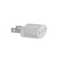 OMNI Regular Adapter EU Round Pin to US Flat Socket 6A 220V for Electronics and Appliances | WRA-001