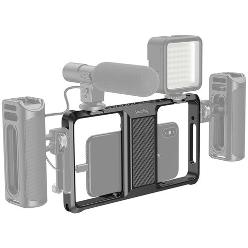 SmallRig CPU2391B Standard Universal Mobile Phone Cage for Smartphones with Two Lanyard Holes for a Wrist Strap