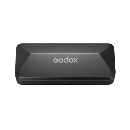 [CLEARANCE] Godox MoveLink Mini Kit 2 UC Wireless Lavalier Microphone System (TX TX RX) with 328ft Wireless Range, Built-In Rechargeable Batteries and Charging Case for Cameras, iPhone and Android Smartphones (USB-C)