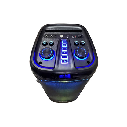 [CLEARANCE] Crown PD-882 200W Portable Wireless Speaker System with Mic, Bluetooth, USB / TF Port, LED Display, and Max 4-8 Ohms Impedance