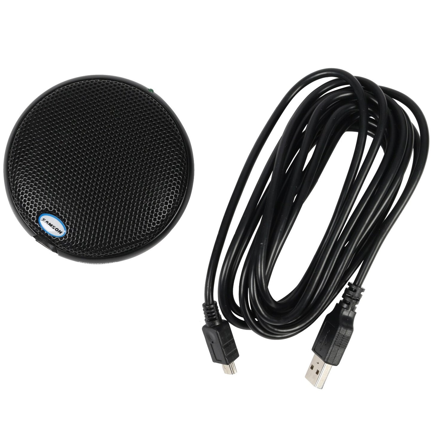 Samson UB1 Omnidirectional USB Boundary Condenser Microphone Surface-Mount Fixed Charge with Solid Zinc Body 10ft Cable