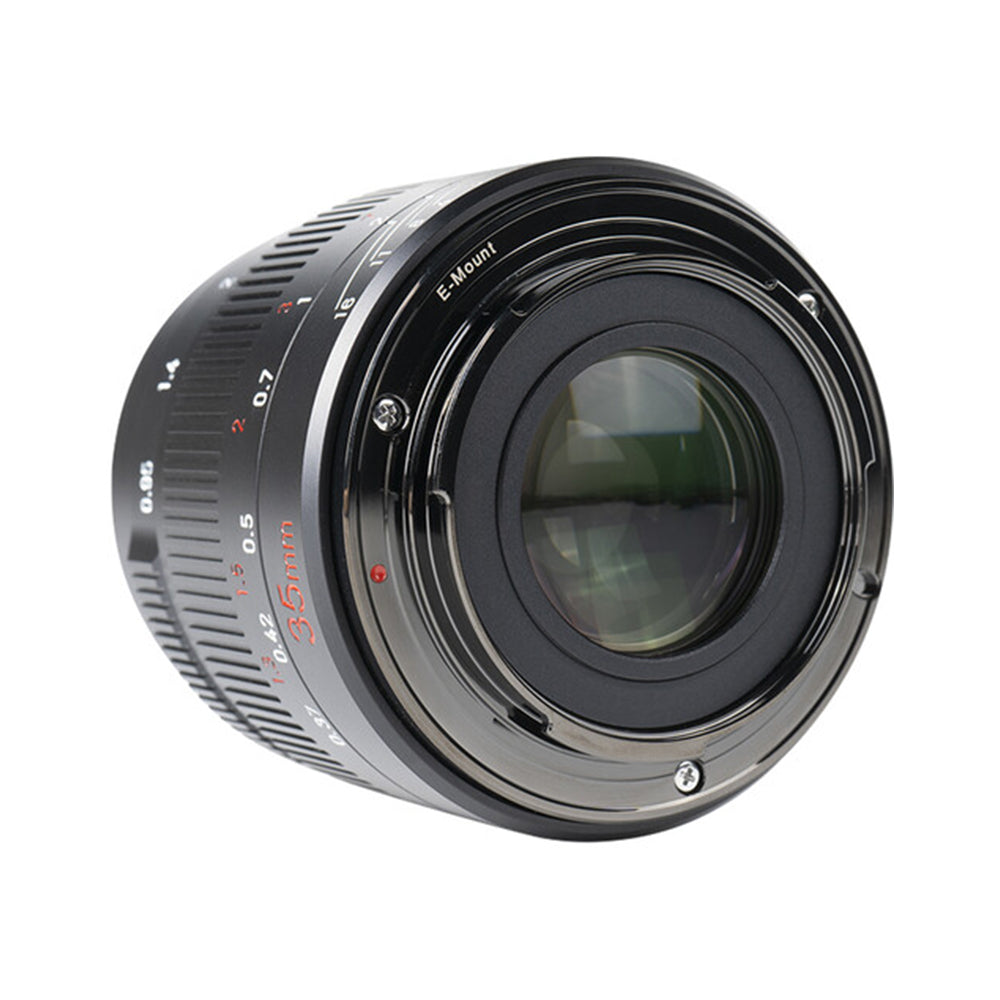 7Artisans 35mm f/0.95 Large Aperture Manual Focus Prime Lens with Ultra Low Dispersion for Low Light Imaging for Micro Four Thirds Mount Mirrorless Cameras (Black)