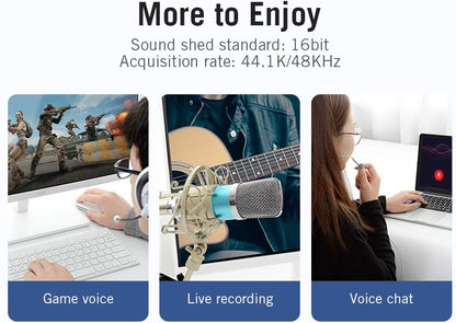 [CLEARANCE] Vention Sound Card USB To Jack 3.5mm 2-in-1 Adapter External Gray Metal Type (CDL)