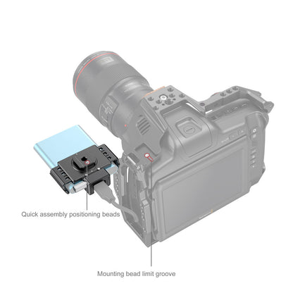 SmallRig T5/T7 SSD Mount for BMPCC 6K PRO Cage Bracket Holder with Spring Loaded Clamp 3272