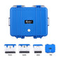 Eirmai R20 Moisture-Proof Dry Box 24-Liters with Dehumidifier Hygrometer Sponge Pad (Fits 1 DSLR and 6 Lenses) Blue