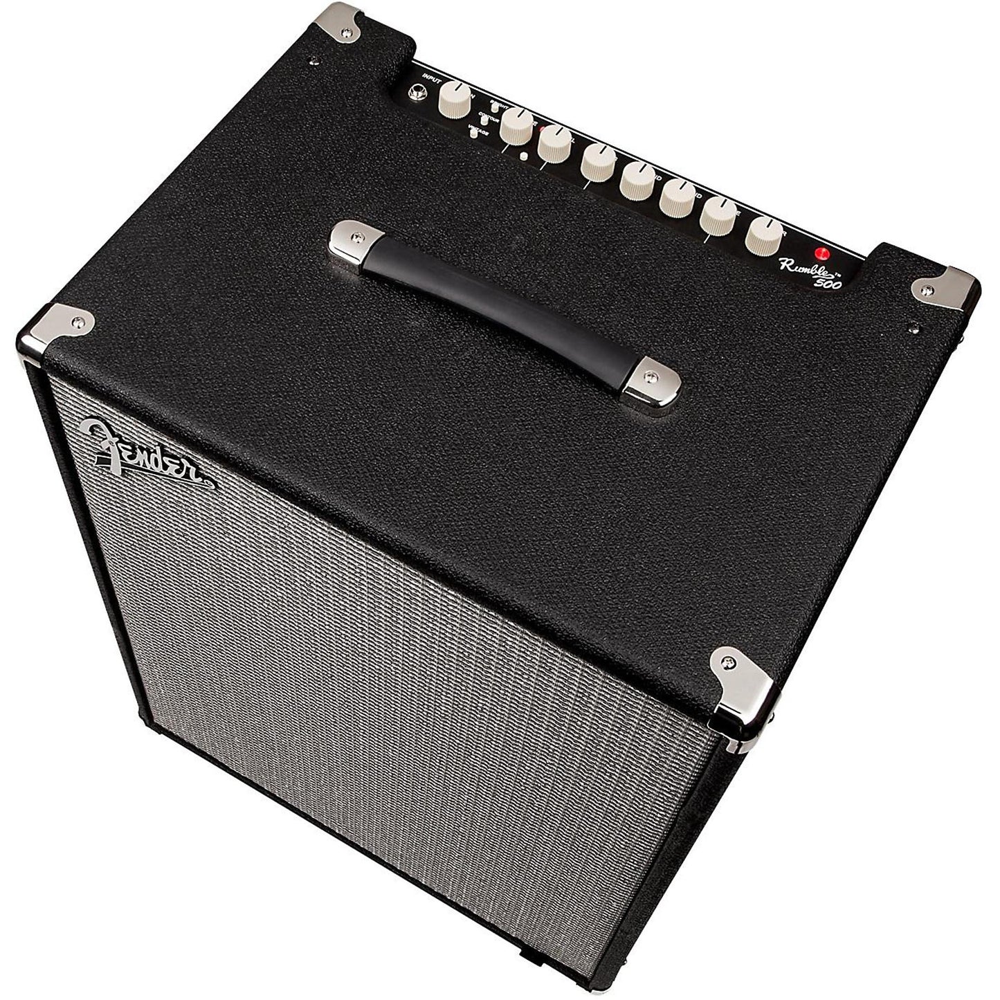 Fender Rumble 500 Electric Bass Combo Amplifier 500watts 120V (230V EUR) with Dual 10in Speaker Compression Horn FX Loop XLR Line Out Ground Lift
