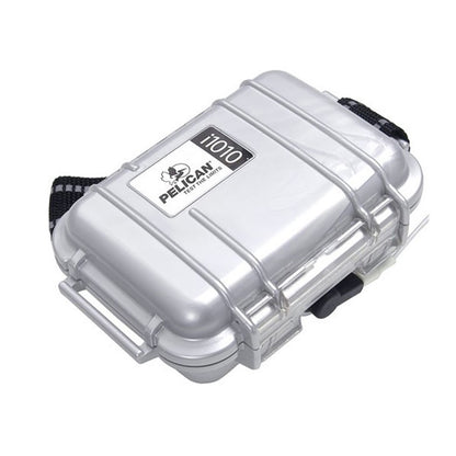 Pelican i1010 Waterproof Case Crushproof Hard Casing with Rubber Liner, Lid Organizer, External Headphone Jack for MP3 Players Earphones (Yellow)