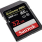 Sandisk Extreme Pro SD Card 32GB UHS-II SDHC Class 10, 300MB/s Read Speed V30 | Model - SDSDXPK-032G-GN4IN