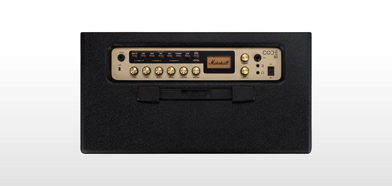 Marshall Code 50 Bluetooth Guitar Amplifier 50 Watts 1x12" Digital Combo Amp