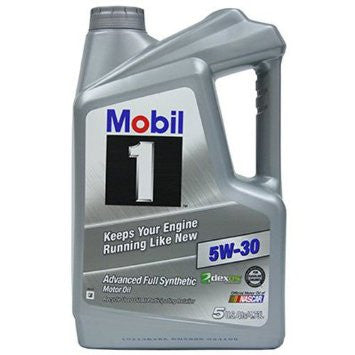Mobil 1 120764 Synthetic Motor Oil 5W-30, 5 Quarts | 5W30 5 QRTS
