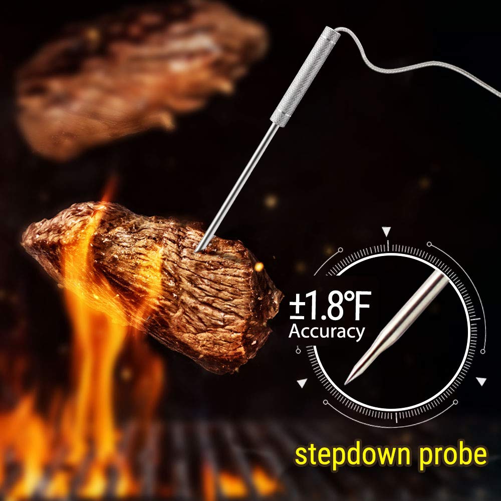 ThermoPro TP-20C Wireless Remote Digital Cooking Food Meat Thermometer with Dual Probe for Smoker Grill BBQ Thermometer