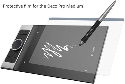 [CLEARANCE] XP-Pen AC79-02 33cm x 23cm Transparent Protective Film for Deco Pro Medium Drawing Tablet 2pcs-1pack AC79 02 AC7902
