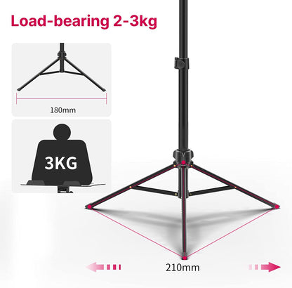 Vijim by Ulanzi LT-01 Multi-Purpose Collapsible Tripod Stand for Laptops and Projectors with 360 Degree Swivel Pallet and 340mm Peak Height