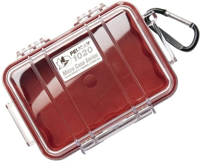 Pelican Micro Water-Resistant Crush and Dust Proof Case (Clear Black, Clear Blue, Clear Yellow, Clear Red) | 1020