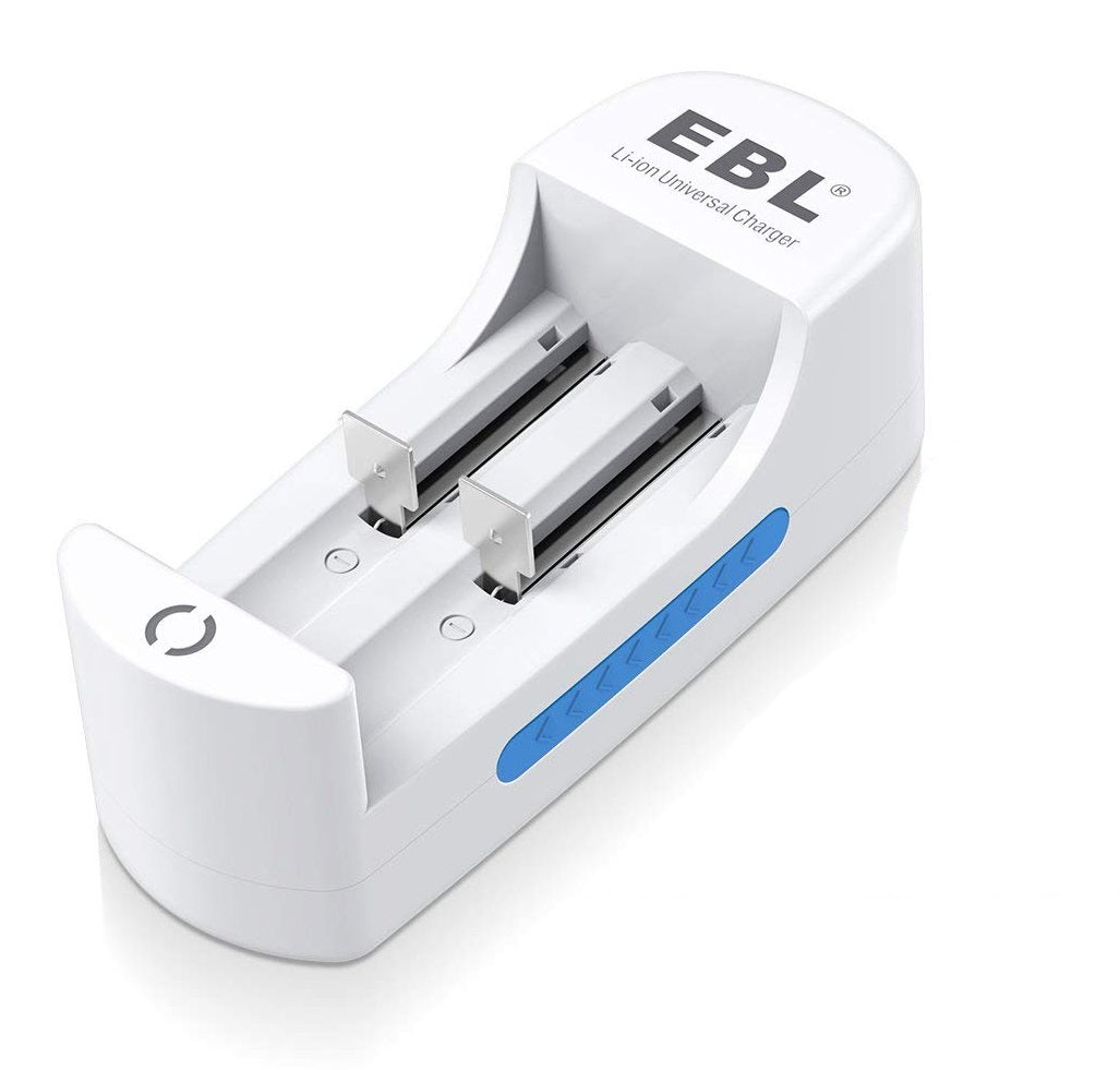 EBL Li-ion 18650 18500 14500 Dual Slot Battery Charger