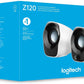 Logitech Z120 USB Compact Stereo Speaker for Laptops and Computers