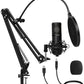 Maono Plug and Play Large Diaphragm USB Condenser Cardioid Microphone Set with Boom Arm Stand for Podcasting, Recording, Youtube, Gaming and Streaming | AU-PM430 PM430