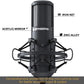 MAONO AU-PM420 PM420 Plug and Play Professional USB Cardioid Condenser Microphone Kit with Boom Arm Stand for Podcasting, Recording, Broadcasting, Meetings and Gaming