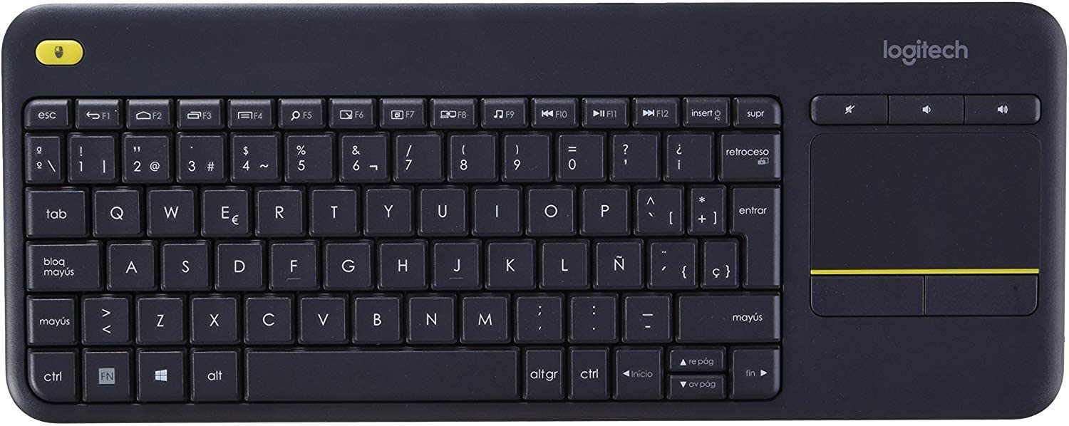 Logitech K400 Plus 2.4GHz Wireless Touch Keyboard with Built-In