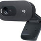 Logitech C505 HD Webcam 720p 30fps with Built-in Mono Mic, 60 Degree Diagonal Field of View, External USB Camera for Desktops, Laptops, PC, and Mac