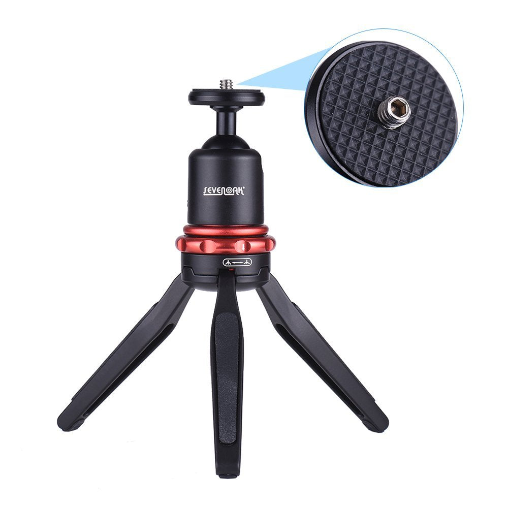 Sevenoak SK-T1 Mini Tabletop Video Tripod Stand Selfie Stick with Ball Head for Action Camera Gopro, DSLR, Smartphone