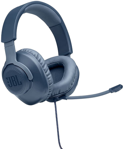 [CLEARANCE] JBL Quantum 100 Over-Ear Wired Gaming Headset with Detachable Microphone, Windows Sonic Spatial Sound Support, and Memory Foam Padded Earpads for PC, Mobile, and Consoles (Black)