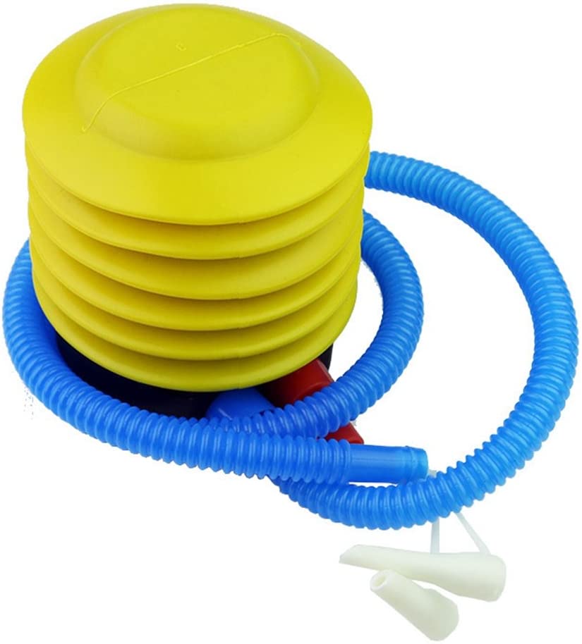 Ucassa Plastic Manual Foot Air Pump with 2 Adaptors for Inflatable Equipment